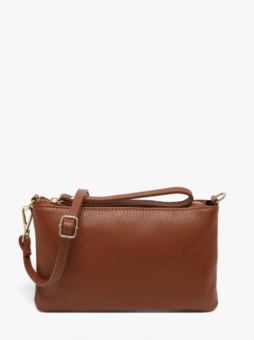 Sac bandoulière caviar cuir milano cuir de vachette - Kiabi Sac bandoulière caviar cuir milano cuir de vachette - Kiabi