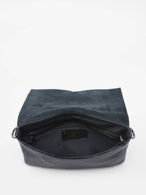 Sac Bandoulière Caviar Cuir Milano Cuir De Vachette - Kiabi