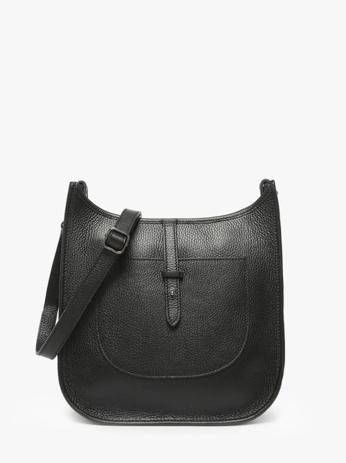 Sac Bandoulière Caviar Cuir Milano Cuir De Vachette - Kiabi