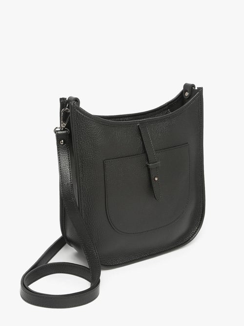Sac Bandoulière Caviar Cuir Milano Cuir De Vachette - Kiabi