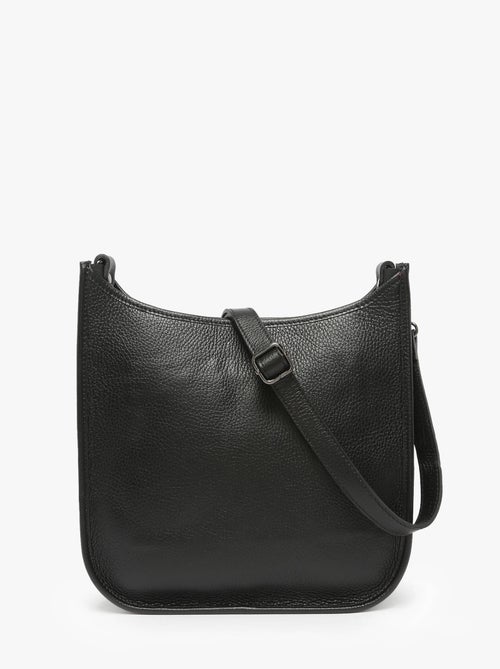 Sac Bandoulière Caviar Cuir Milano Cuir De Vachette - Kiabi