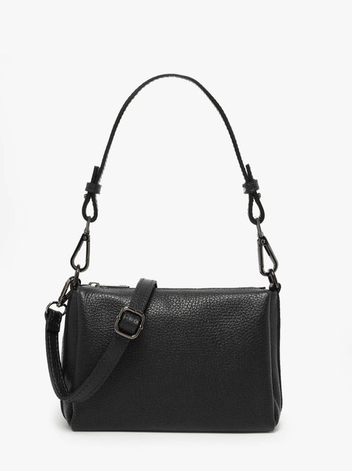 Sac Bandoulière Caviar Cuir Milano Cuir De Vachette - Kiabi