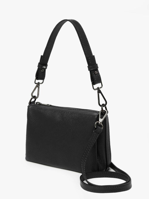 Sac Bandoulière Caviar Cuir Milano Cuir De Vachette - Kiabi