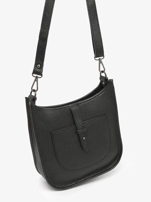 Sac Bandoulière Caviar Cuir Milano Cuir De Vachette - Kiabi