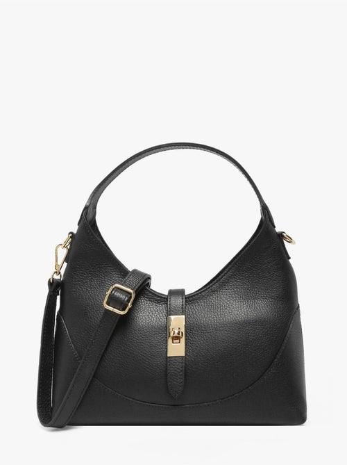 Sac bandoulière caviar cuir milano cuir de vachette - Kiabi Sac bandoulière caviar cuir milano cuir de vachette - Kiabi