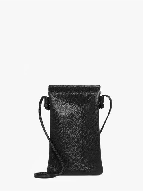 Sac bandoulière caviar cuir milano cuir de vachette - Kiabi