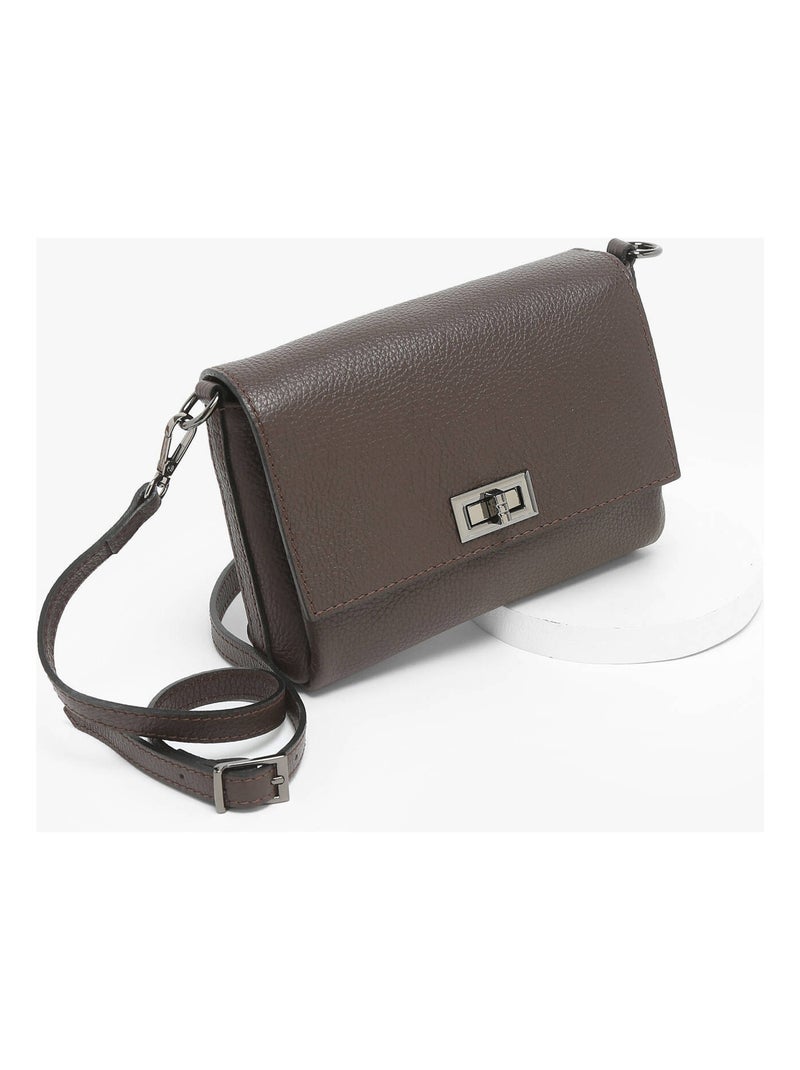 Sac Shopping Cabas Devernois Samouraï - Toile Enduite Et Cuir De Vachette - Noir/Taupe - Neuf Étiquettes