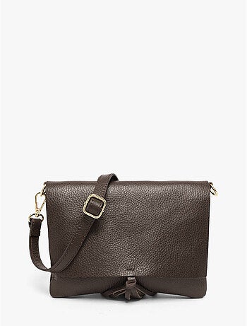 Sac bandoulière caviar cuir milano cuir de vachette