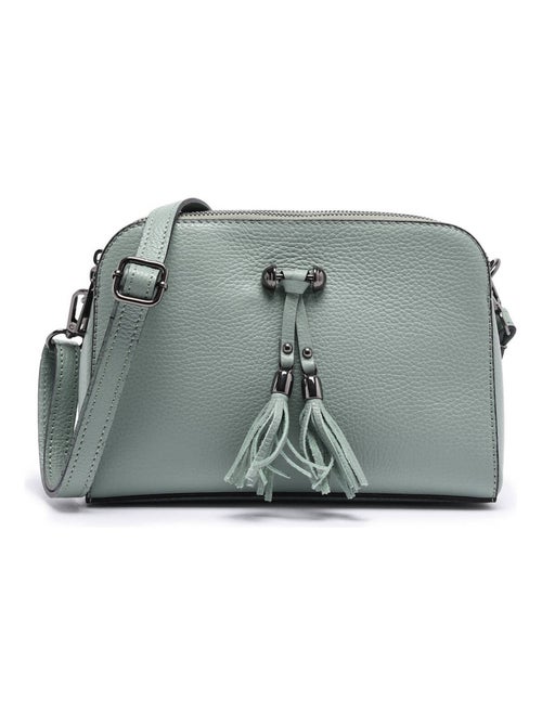 Sac Bandouliere Caviar Cuir Milano Cuir De Vachette - Kiabi