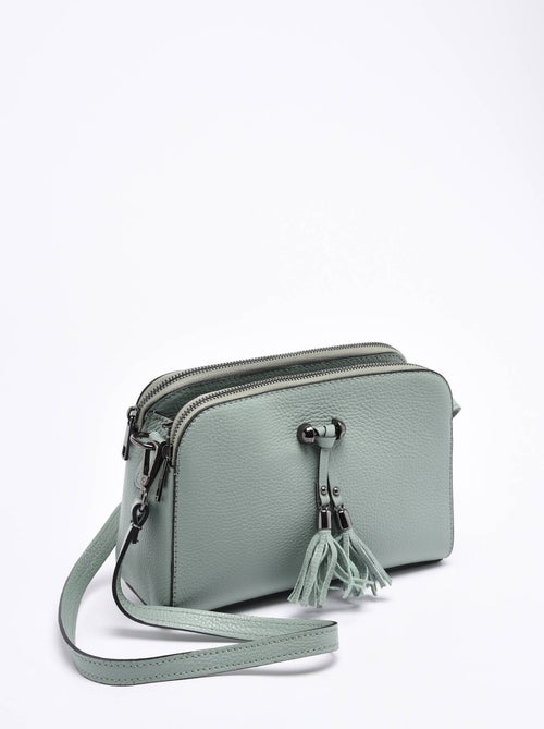Sac Bandouliere Caviar Cuir Milano Cuir De Vachette - Kiabi