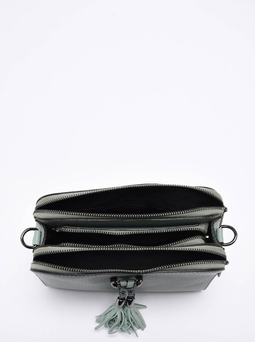 Sac Bandouliere Caviar Cuir Milano Cuir De Vachette - Kiabi