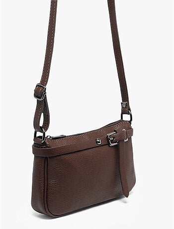 Sac bandoulière caviar milano cuir de vachette