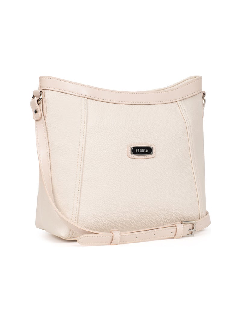 Sac bandoulière ciara | fagola Beige clair - Kiabi