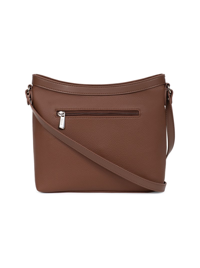 Sac bandoulière ciara | fagola Marron chocolat - Kiabi
