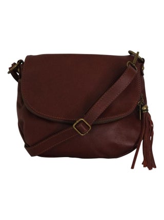 Sac bandoulière cuir italien KATINA