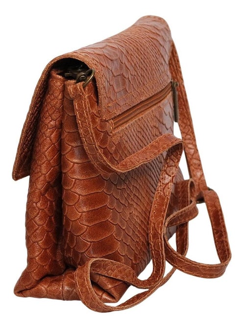 Sac bandoulière cuir NAIS - Kiabi