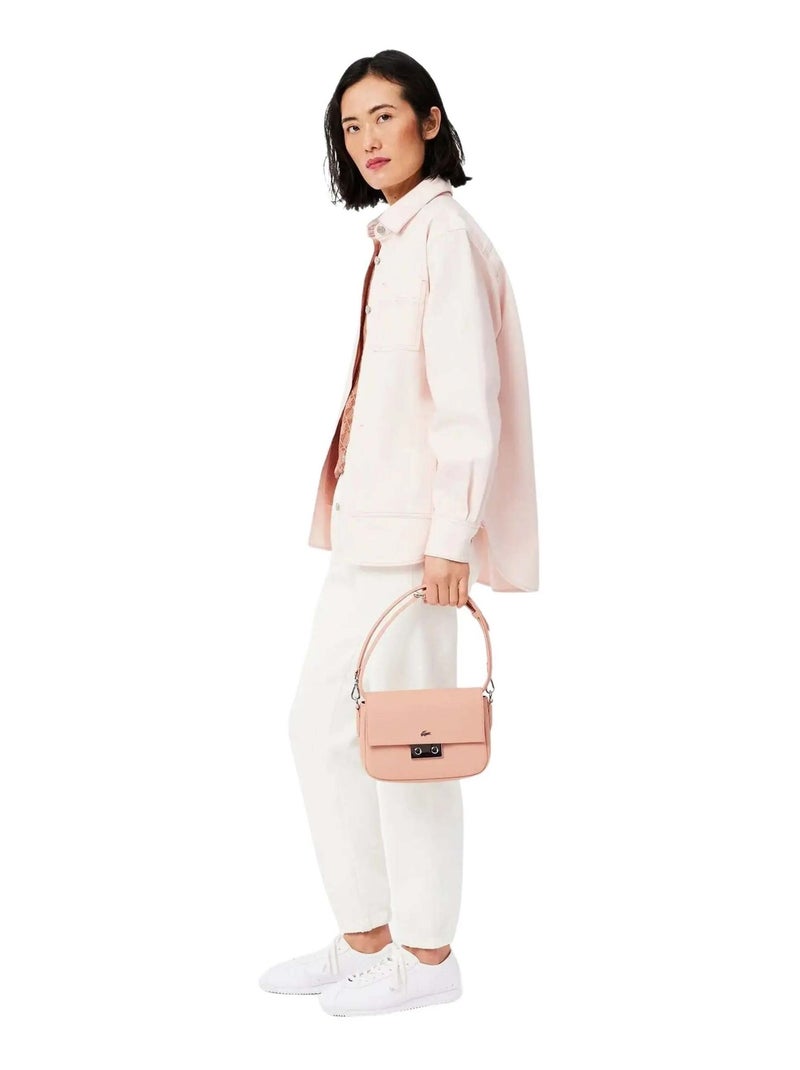 Sac Bandoulière Daily City Lacoste  Latte Rose - Kiabi