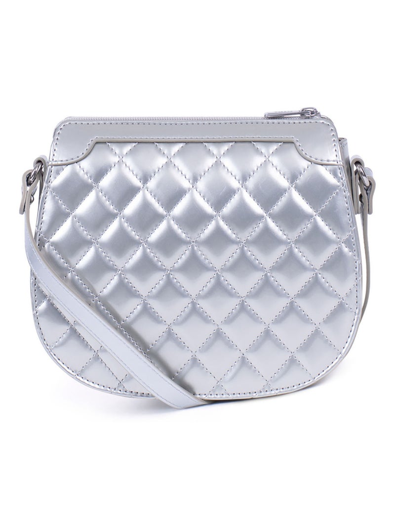 Sac bandoulière  daisy | fagola Argent - Kiabi