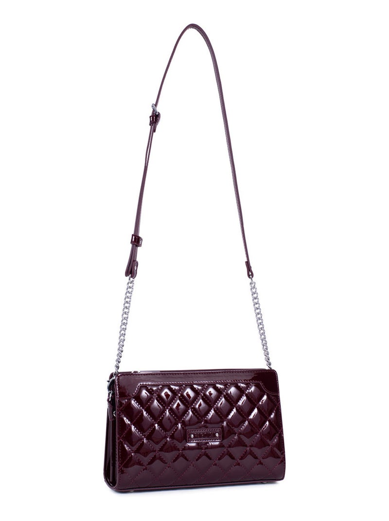 Sac bandoulière  daisy | fagola Rouge carmin - Kiabi