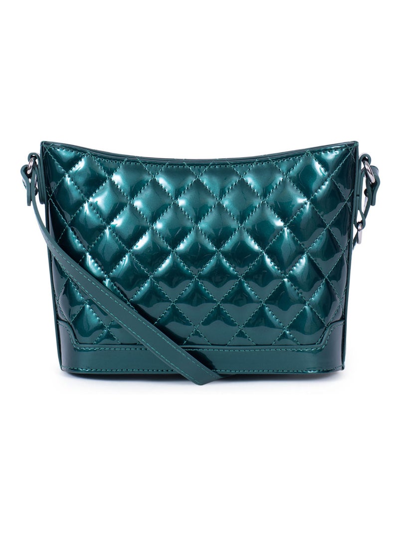 Sac bandoulière  daisy | fagola Vert émeraude - Kiabi