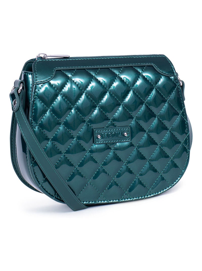 Sac bandoulière  daisy | fagola Vert émeraude - Kiabi