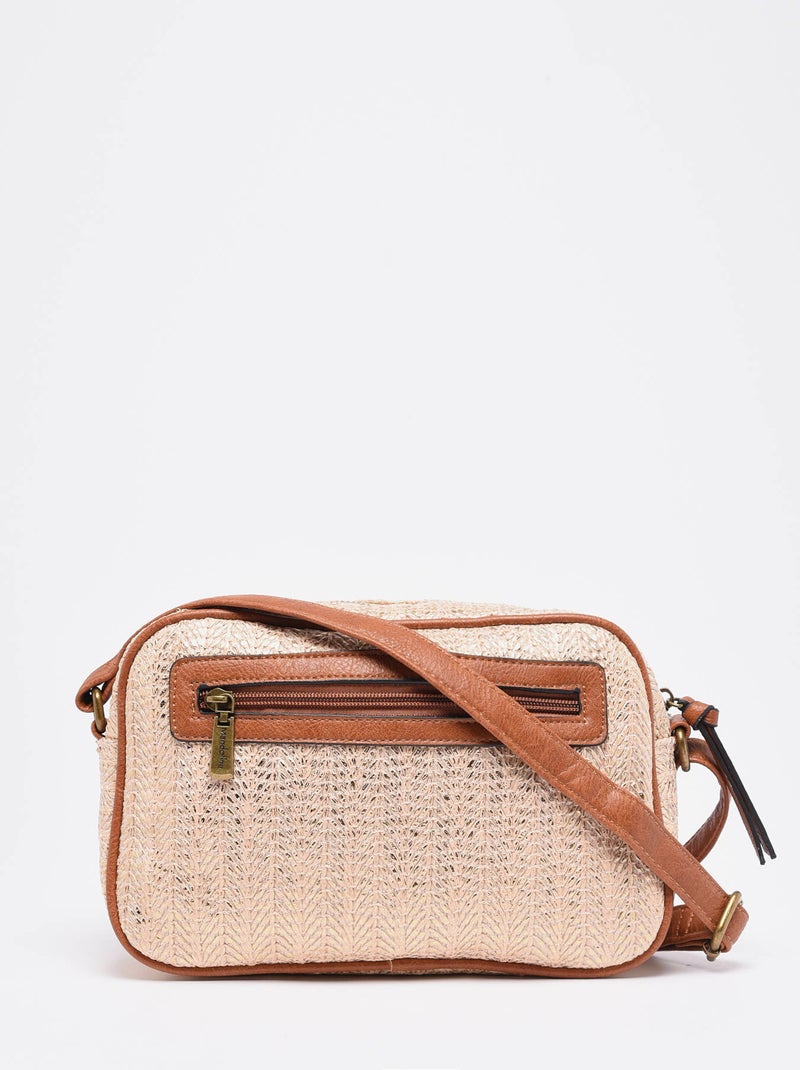 Sac Bandoulière Daphne Miniprix Papier Tresse Garni Synt Gold - Kiabi
