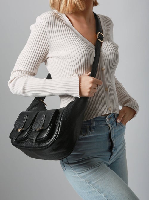 Sac Bandoulière Edgy Miniprix Toile Enduite - Kiabi