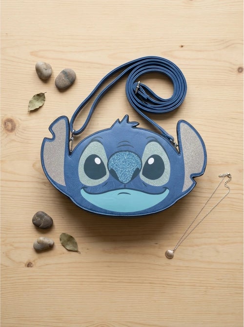 Sac bandoulière effet 3d en simili cuir stitch disney - Kiabi