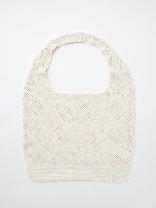 Sac bandoulière en crochet - Kiabi