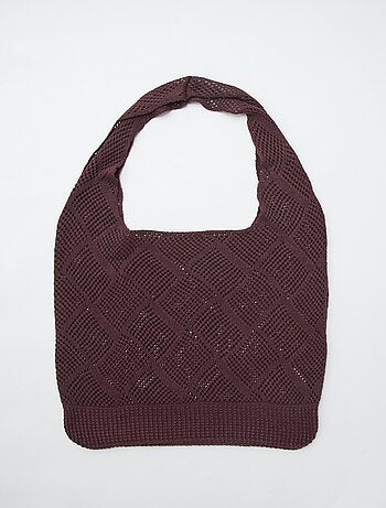 Sac bandoulière en crochet
