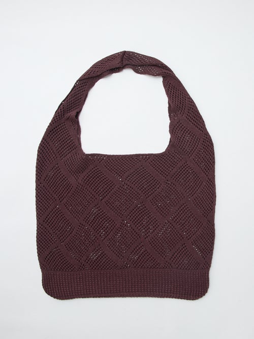 Sac bandoulière en crochet - Kiabi