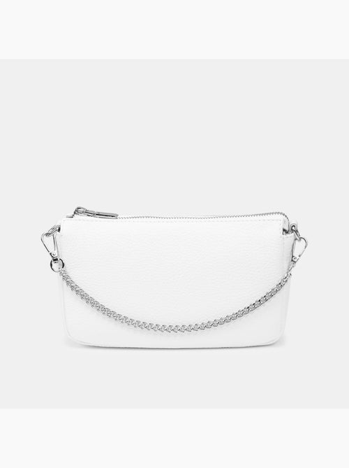 Sac bandoulière en cuir - Kiabi