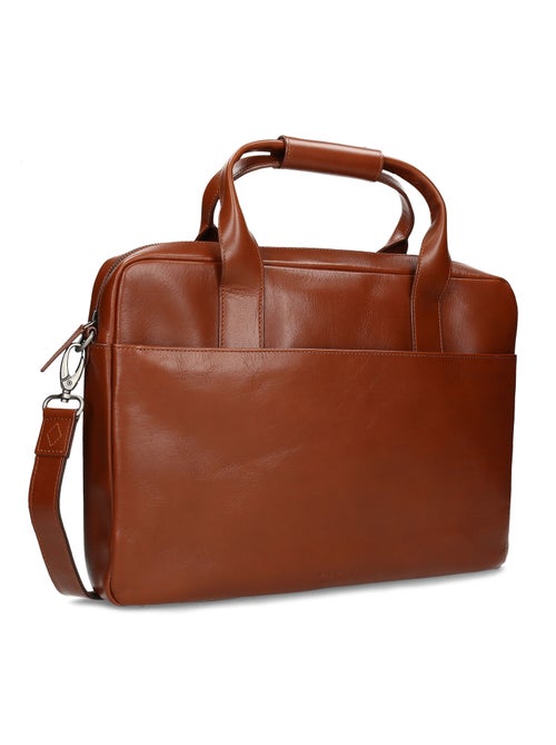 Sac bandoulière en cuir - Kiabi