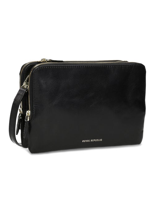 Sac bandoulière en cuir - Kiabi