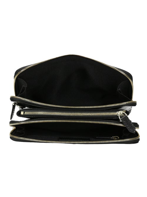 Sac bandoulière en cuir - Kiabi