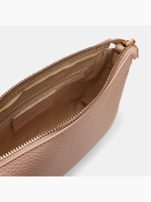 Sac bandoulière en cuir - Kiabi