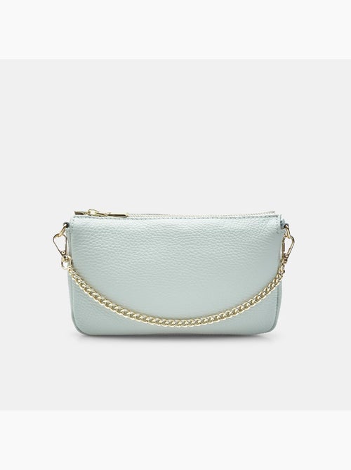 Sac bandoulière en cuir - Kiabi