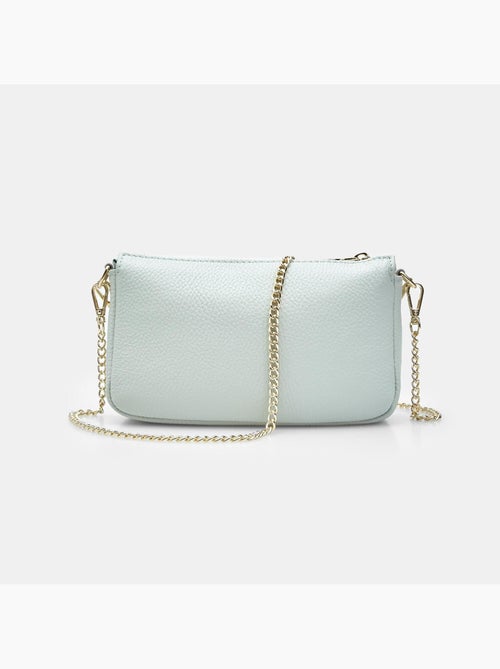Sac bandoulière en cuir - Kiabi