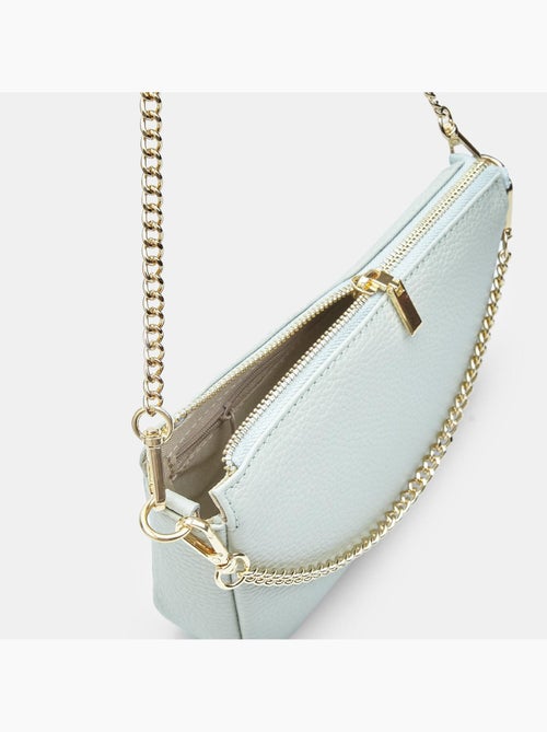 Sac bandoulière en cuir - Kiabi
