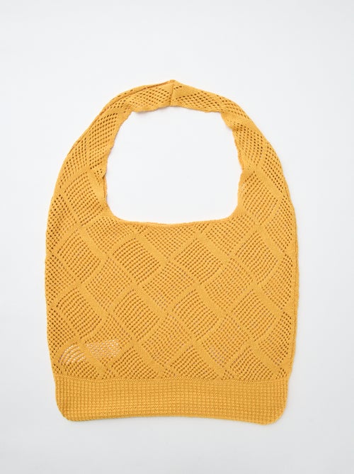 Sac bandoulière en filet - Kiabi