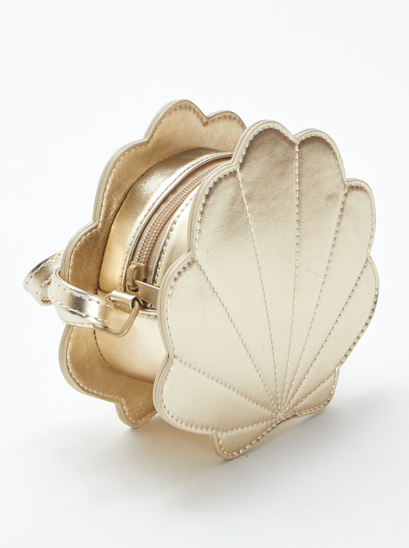 Sac bandoulière en forme de coquillage BEIGE - Kiabi
