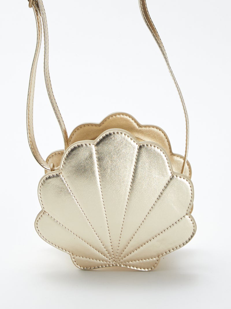 Sac bandoulière en forme de coquillage BEIGE - Kiabi