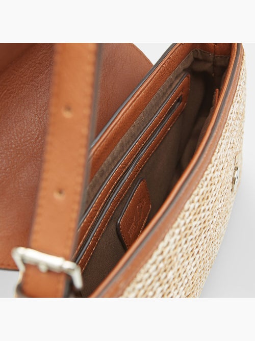 Sac bandoulière en raphia Bata - Kiabi