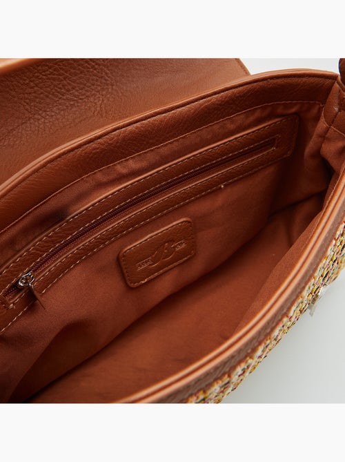Sac bandoulière en raphia Bata - Kiabi