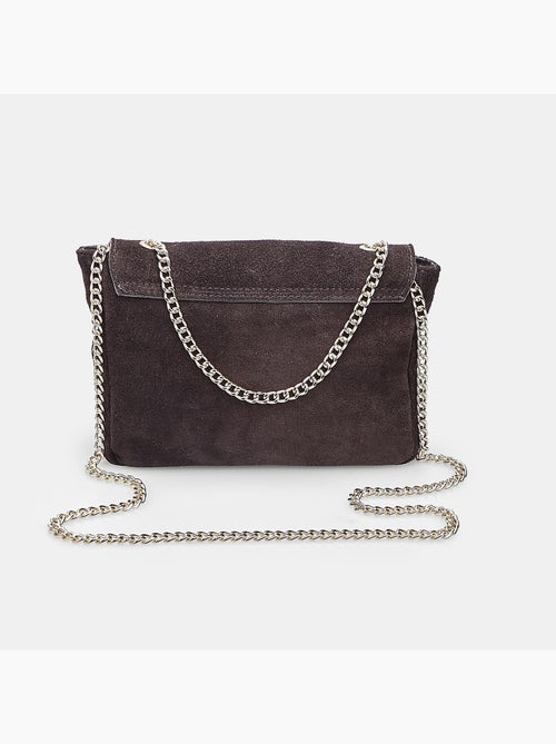 Sac bandoulière en suède avec clous Bata - Kiabi
