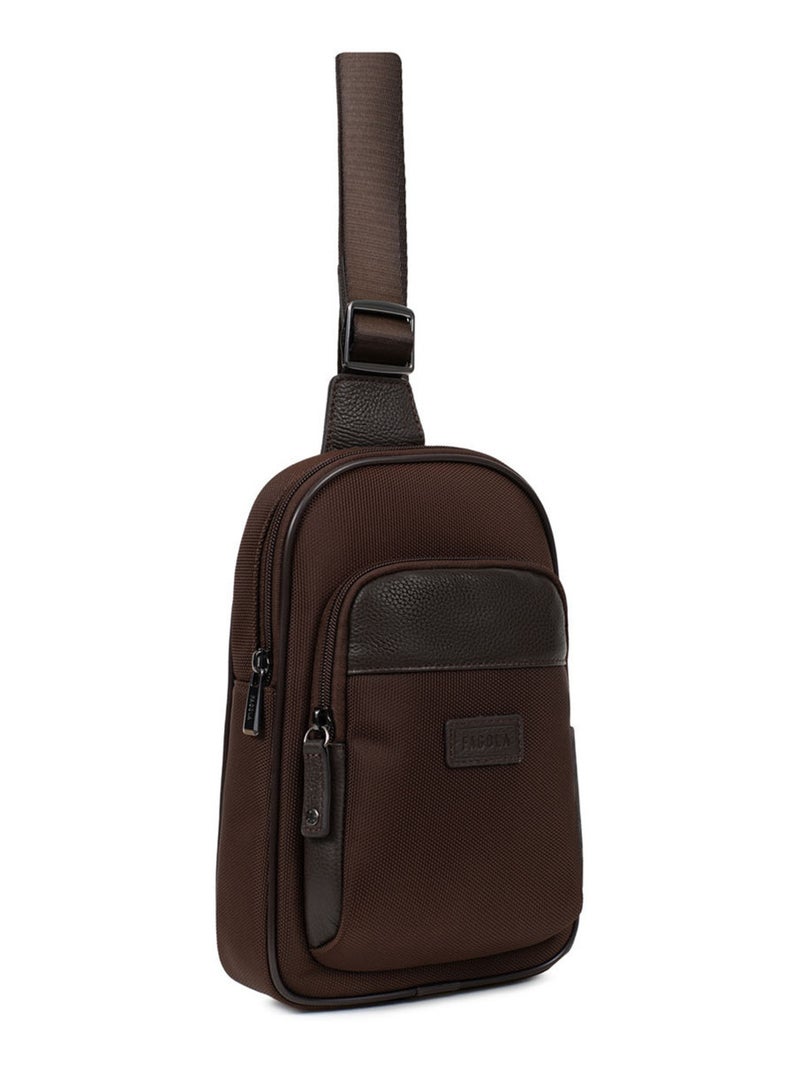 Sac bandoulière  félix | fagola Marron - Kiabi