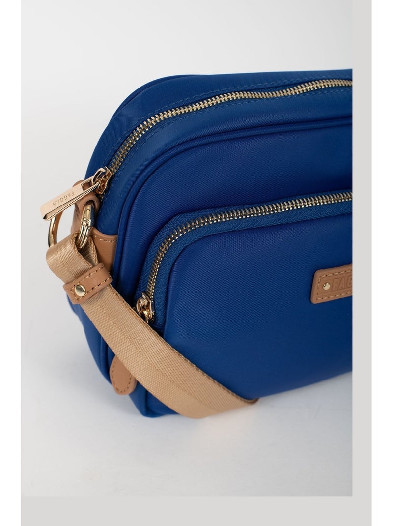 Sac bandoulière  fiona | fagola Blanc Bleu marine - Kiabi