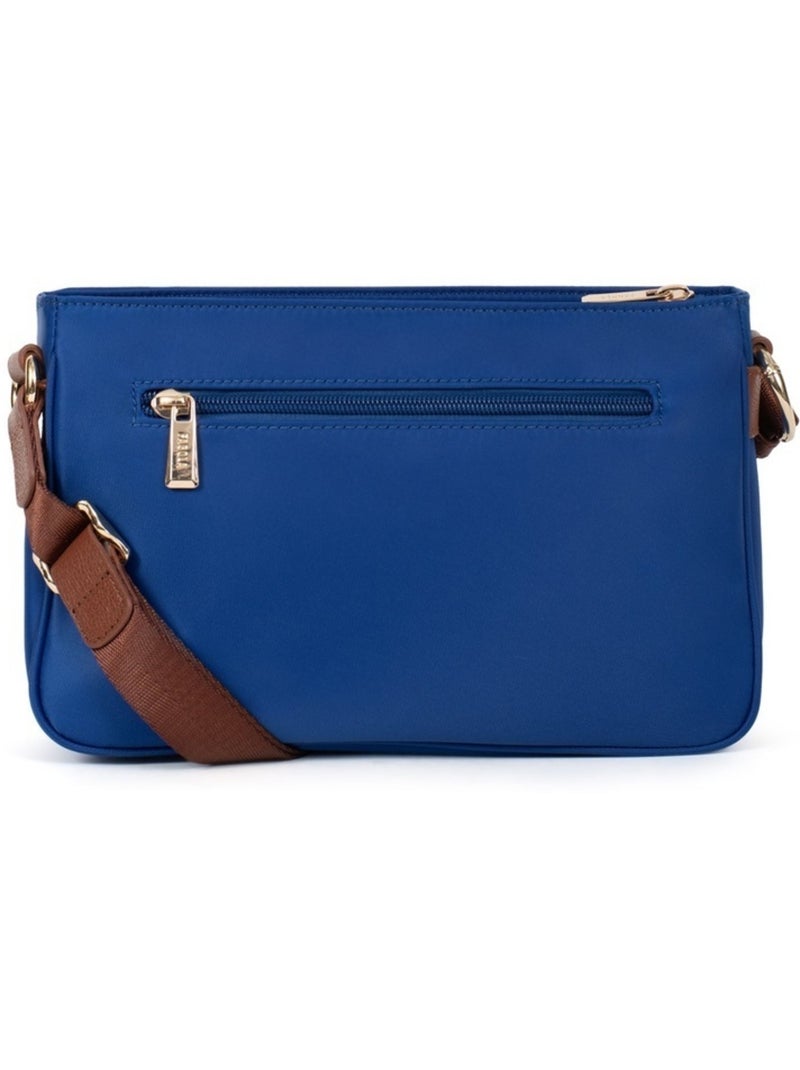 Sac bandoulière  fiona | fagola Bleu azur - Kiabi