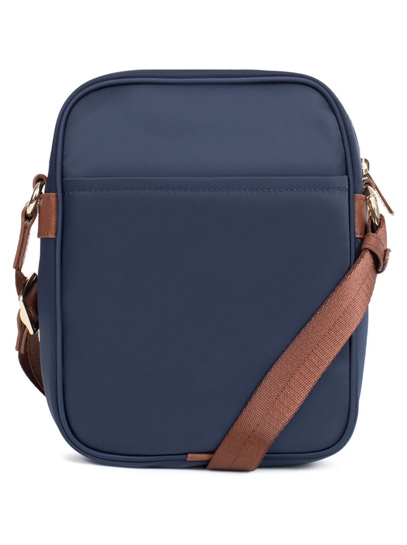 Sac bandoulière  fiona | fagola Bleu Marron Bleu - Kiabi