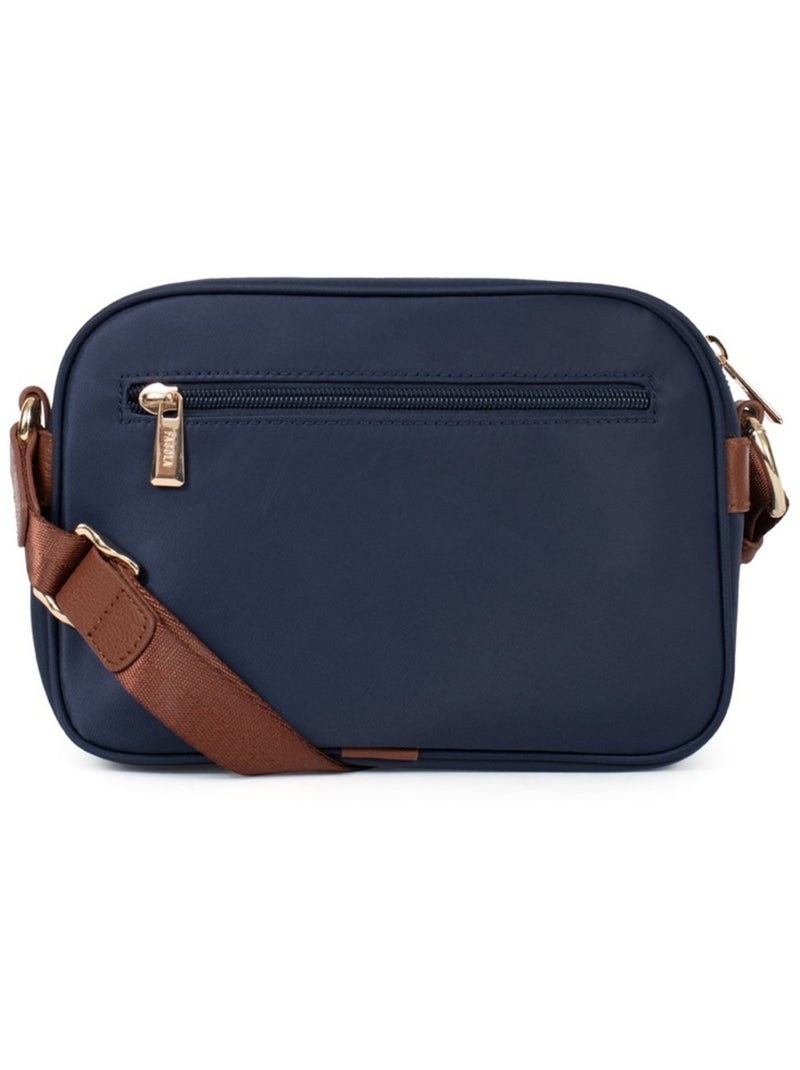 Sac bandoulière  fiona | fagola Bleu Marron Bleu - Kiabi